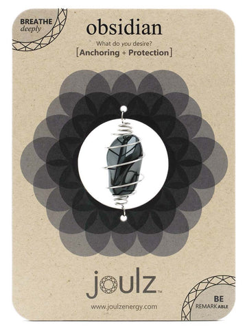 Obsidian Crystal - Anchoring & Protection | Joulz Energy 